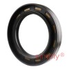 52x75x12DC Metric Fork and Damper Nitrile Rubber Oil Seal with 2 Opposite Facing Individually Sprung Sealing Lips