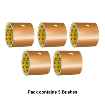 WMX121412 Metric Wrapped Acetal Lined Plain Bush 12x14x12mm