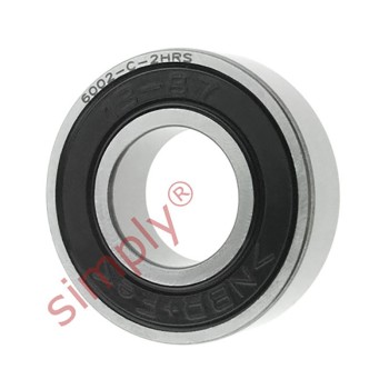 60022RS Budget Rubber Sealed Deep Groove Ball Bearing 15x32x9mm