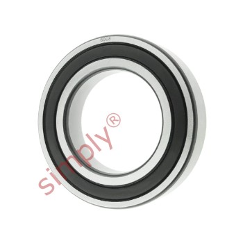 60082RSC3 Budget Rubber Sealed Deep Groove Ball Bearing 40x68x15mm