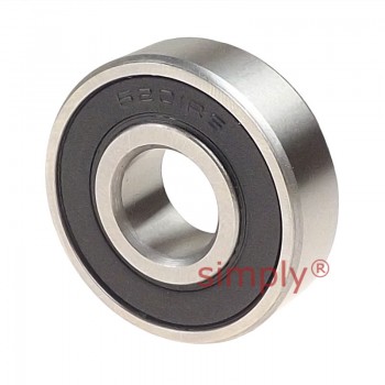 62012RS Budget Rubber Sealed Deep Groove Ball Bearing 12x32x10mm