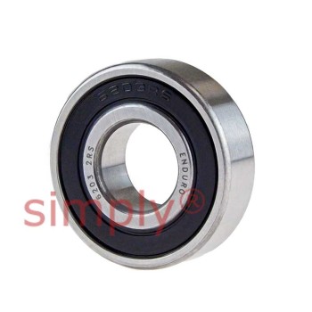 ENDURO 62032RS Rubber Sealed Deep Groove Ball Bearing 17x40x12mm