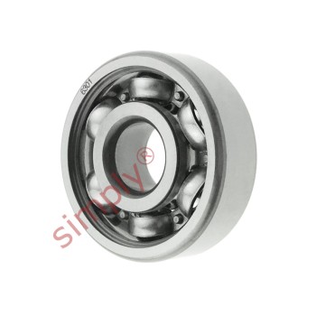 6301 Budget Open Type Deep Groove Ball Bearing 12x37x12mm