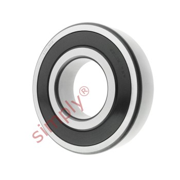 63102RS Budget Rubber Sealed Deep Groove Ball Bearing 50x110x27mm