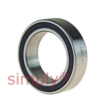 ENDURO 638052RS Rubber Sealed Deep Groove Ball Bearing 25x37x10mm