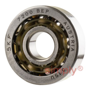 SKF 7200BEP Single Row Angular Contact Ball Bearing 10x30x9mm