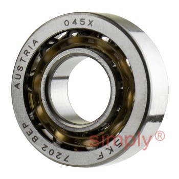 SKF 7202BEP Single Row Angular Contact Ball Bearing 15x35x11mm