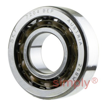 SKF 7204BEP Single Row Angular Contact Ball Bearing 20x47x14mm