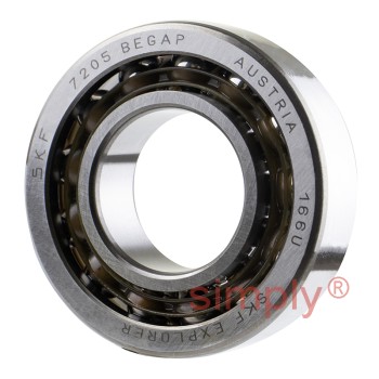 SKF 7205BEGAP Angular Contact Ball Bearing 25x52x15mm