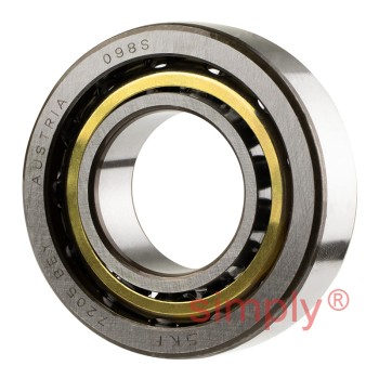 SKF 7205BEY Single Row Angular Contact Ball Bearing 25x52x15mm