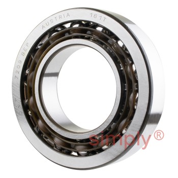 SKF 7209BEP Single Row Angular Contact Ball Bearing 45x85x19mm