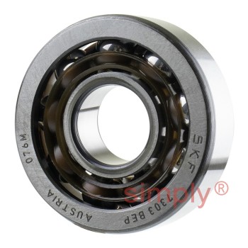 SKF 7303BEP Single Row Angular Contact Ball Bearing 17x47x14mm