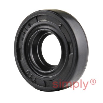 7x14x4TC4 Metric Fork and Damper Nitrile Rubber Oil Seal with Extra Internal Sealing Profile and Raised Outer Sealing Band on Outside Diameter