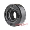 7x16x7TC4 Metric Fork and Damper Nitrile Rubber Oil Seal with Extra Internal Sealing Profile and Raised Outer Sealing Band on Outside Diameter