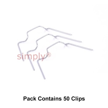 Universal Parts GH001 Greenhouse Spring Wire Glazing Clips Pack of 50