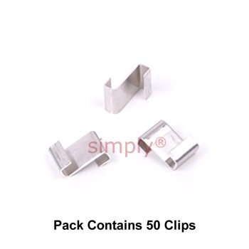 Universal Parts GH002 Greenhouse Aluminium Z Lap Clips Pack of 50