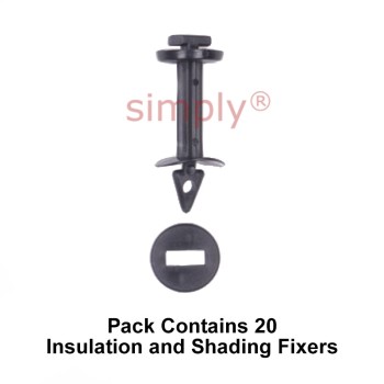 Universal Parts GH009 Greenhouse Shading and Insulation Fixers Pack of 20