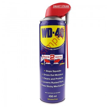 WD40 Original Aerosol Spray 450ml with Smart Straw