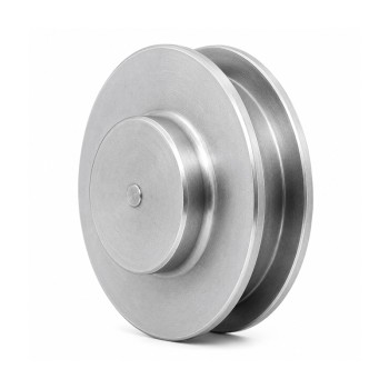SPZ Section Un-Bored Aluminium Pulley with 1 Groove 50mm Pitch Diameter