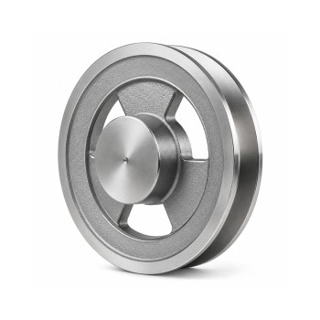 SPZ Section Un-Bored Aluminium Pulley with 1 Groove 80mm Pitch Diameter