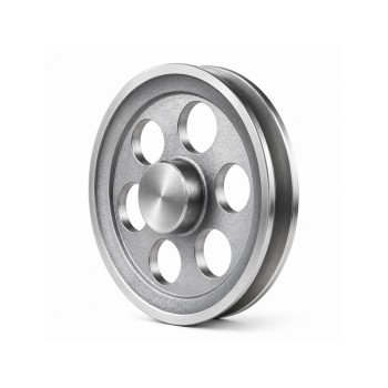 SPZ Section Un-Bored Aluminium Pulley with 1 Groove 130mm Pitch Diameter