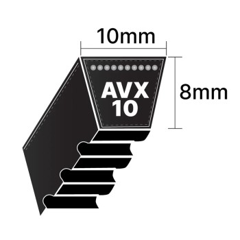 AVX10x550 Major Brand AVX-Section Cogged V-Belt