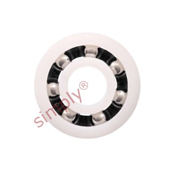 xiros xirodur BB6001B18030ES Open Type Radial Groove Ball Bearing with B180 Cage and Stainless Steel Balls 12x28x8mm