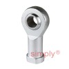 Durbal BEF05-20-501 Maintenance Free Right Hand Metric Steel / PTFE Lined Female Rod End M5 Thread