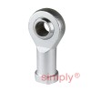 Durbal BEF10-20-501 Maintenance Free Right Hand Metric Steel / PTFE Lined Female Rod End M10 Thread