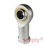 Durbal BEFN14-20-502 Maintenance Required Left Hand Metric Steel Female Rod End M14 Thread