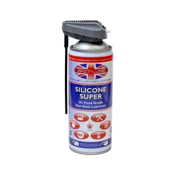 Brit-Lube Food-Tek Silicone Spray 400ml - Allow 2-3 Days