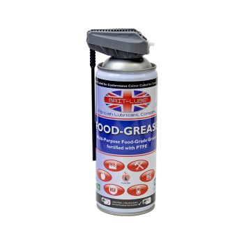 Brit-Lube Food-Tek Spray Grease 400ml - Allow 2-3 Days