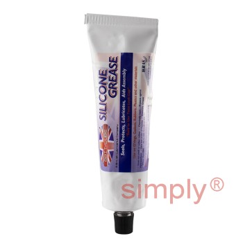 Brit-Lube WRAS Approved Silicone Grease Seals Protects and Lubricates with Twist Lock Cap 85g