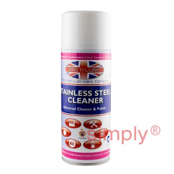 Brit-Lube Stainless Steel Cleaner 400ml