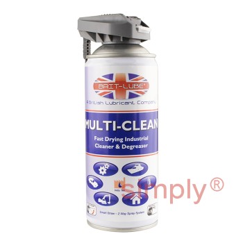 Brit-Lube Multi-Lube with PTFE Aerosol Spray 400ml