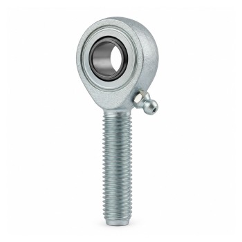 Durbal BRTM12-30-502 Left Hand Metric Steel Full Complement Male Rod End M12 Thread
