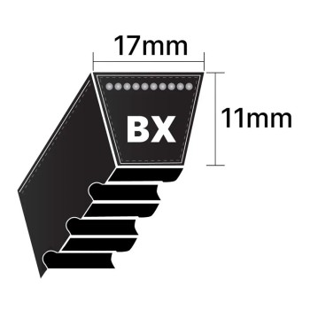 BX64 Premier Quality BX-Section Cogged V-Belt