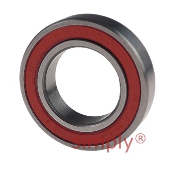 ENDURO CH6801LLB Ceramic Hybrid Deep Groove Bearing with Low Friction Seals 12x21x5mm