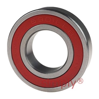 ENDURO CH6901LLB Ceramic Hybrid Deep Groove Bearing with Low Friction Seals 12x24x6mm