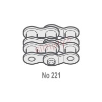 Sedis Delta 12B-2-NO221 BS Duplex Double Cranked Link 3/4 inch Pitch