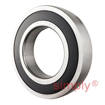 NWB CS213 Spherical Outside Diameter Rubber Sealed Deep Groove Ball Bearing 65x120x23mm