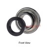 CSA208 Metric Bearing Insert with Locking Collar 40mm Bore 80mm Outside Dia