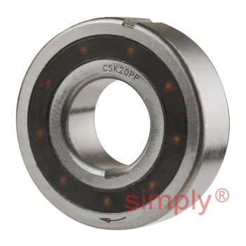 CSK20PP 20mm Sprag Clutch One Way Bearing with Internal and External Keyways 20x47x14mm