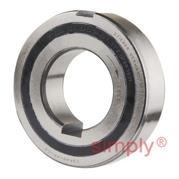 Stieber CSK40PP 40mm Sprag Clutch One Way Bearing with Internal and External Keyways 40x80x22mm
