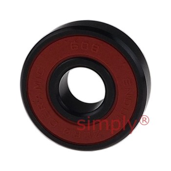 ENDURO CZ608VV Ceramic ZERO Rubber Sealed Deep Groove Bearing 8x22x7mm