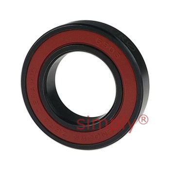 ENDURO CZ6903VV Ceramic ZERO Rubber Sealed Deep Groove Bearing 17x30x7mm