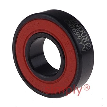 ENDURO CZ699VV Ceramic ZERO Rubber Sealed Deep Groove Bearing 9x20x6mm