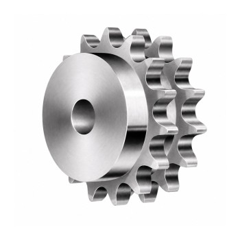 13 Tooth 06B Pilot Bore Double Simplex Sprocket for 3/8 inch Pitch Chain