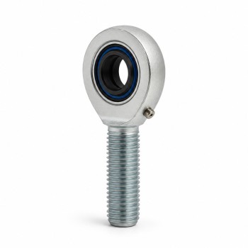 Durbal DSAL06E Maintenance Required Left Hand Metric Steel Male Rod End M6 Thread