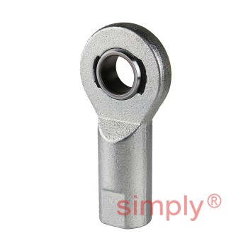Durbal EF17-20-501 Maintenance Free Right Hand Metric Steel / PTFE Lined Female Rod End M16 Thread